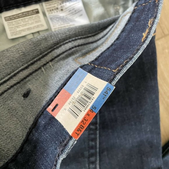 Levis 541 athletic taper mens jeans blue 54x32 $79.50 Big And Tall NEW Tech - Picture 3 of 6